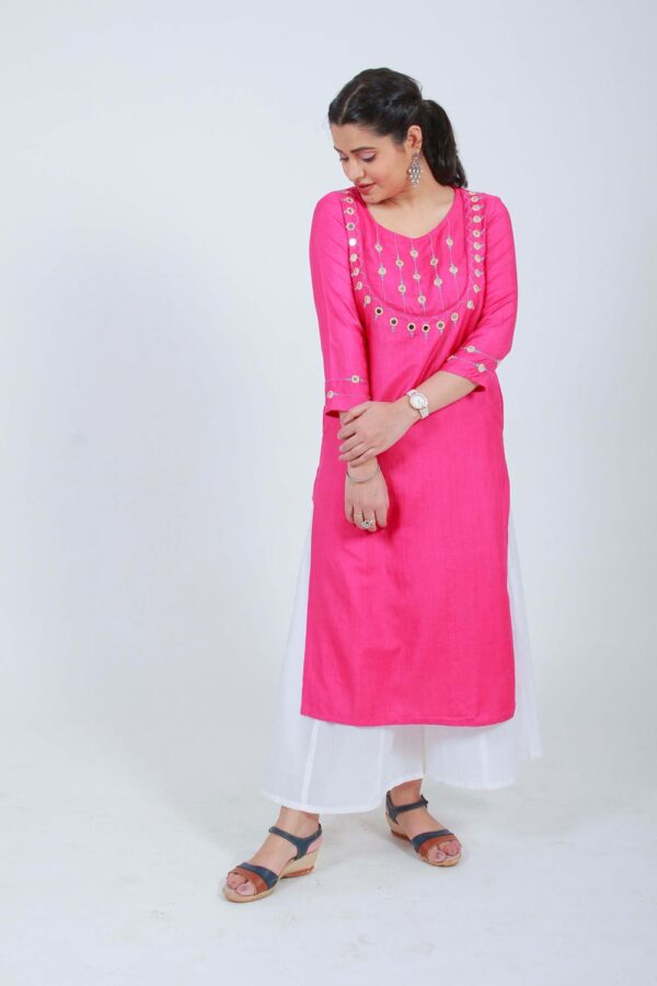 Dariya Hand Embroidered Kurta Buy Urmul Desert Crafts