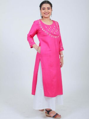 Dariya Hand Embroidered Kurta Buy Urmul Desert Crafts