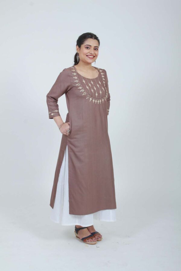 Naira Hand Embroidered kurta Buy Urmul Desert Crafts