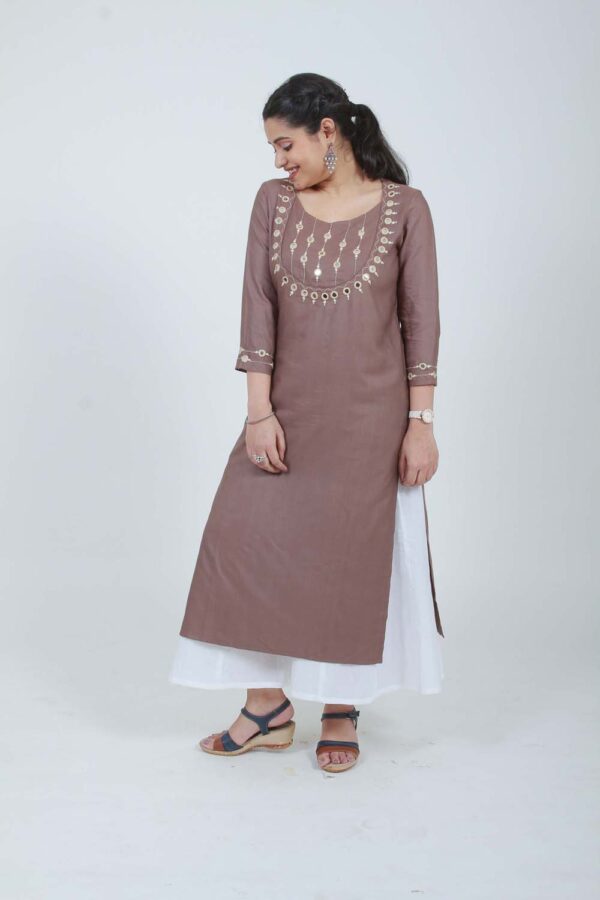 Naira Hand Embroidered kurta Buy Urmul Desert Crafts