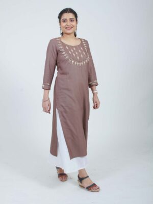 Naira Hand Embroidered kurta Buy Urmul Desert Crafts