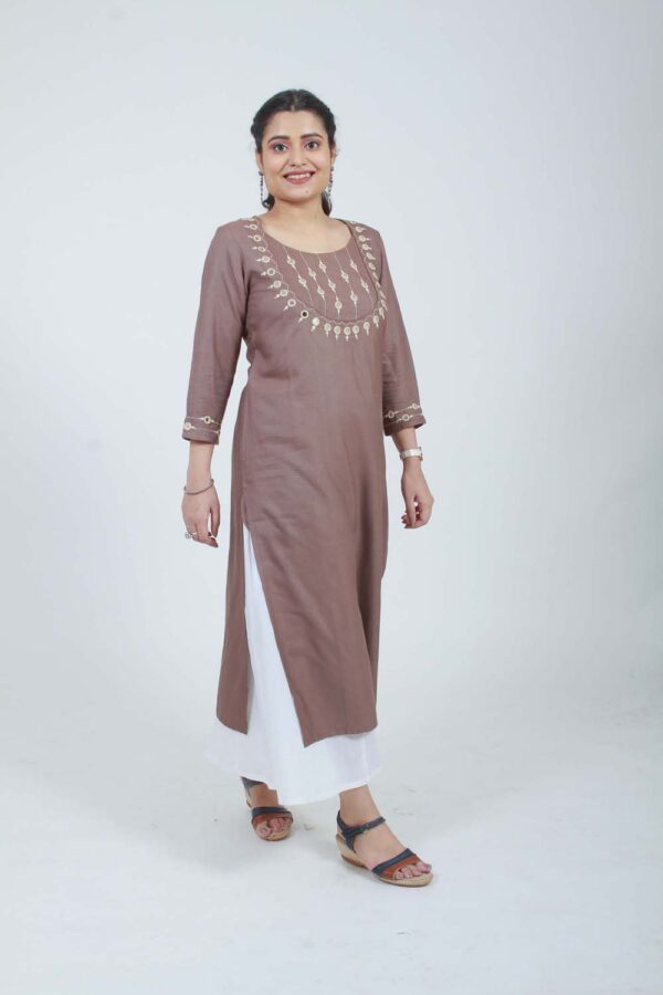 Naira Hand Embroidered kurta Buy Urmul Desert Crafts