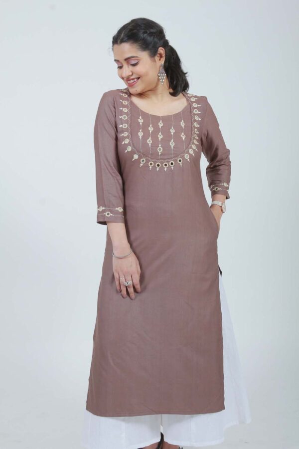 Naira Hand Embroidered kurta Buy Urmul Desert Crafts