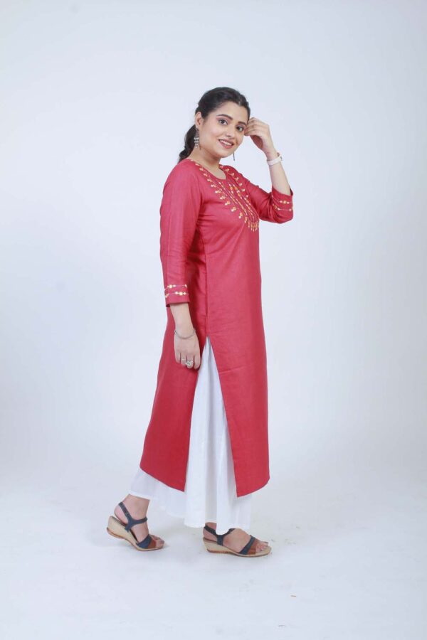 Mohini Hand Embroidered Kurta Buy Urmul Desert Crafts