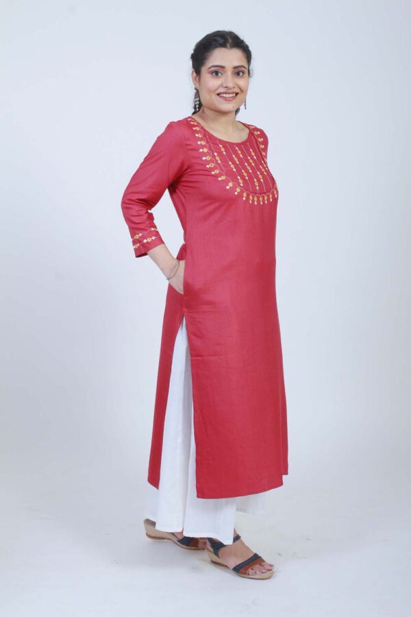 Mohini Hand Embroidered Kurta Buy Urmul Desert Crafts