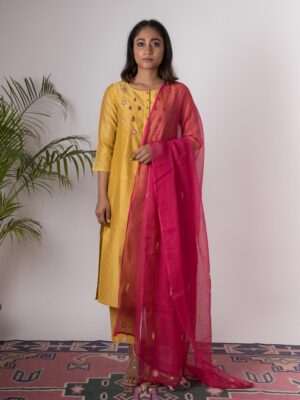 Champa Hand Embroidered Kurta Buy Urmul Desert Crafts