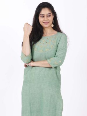 Mehak Hand Embroidered Kurta Buy Urmul Desert Crafts