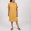 Ember Hand Embroidered slub dress Buy Urmul Desert Crafts
