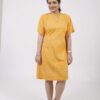 Ember Hand Embroidered slub dress Buy Urmul Desert Crafts