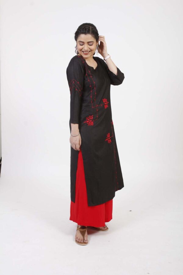 Fatima Hand Embroidered Kurta Buy Urmul Desert Crafts