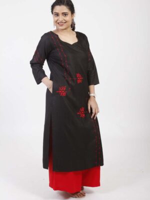 Fatima Hand Embroidered Kurta Buy Urmul Desert Crafts