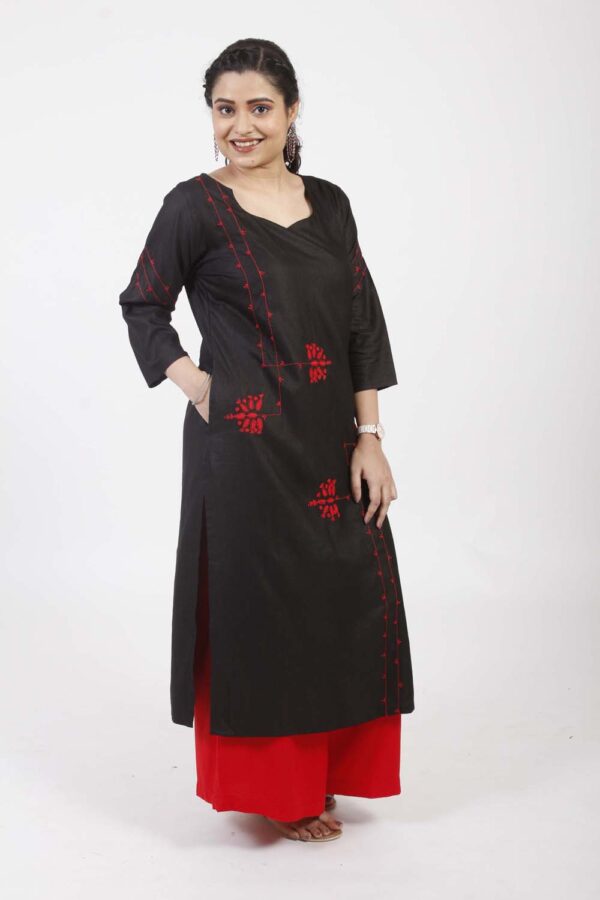 Fatima Hand Embroidered Kurta Buy Urmul Desert Crafts