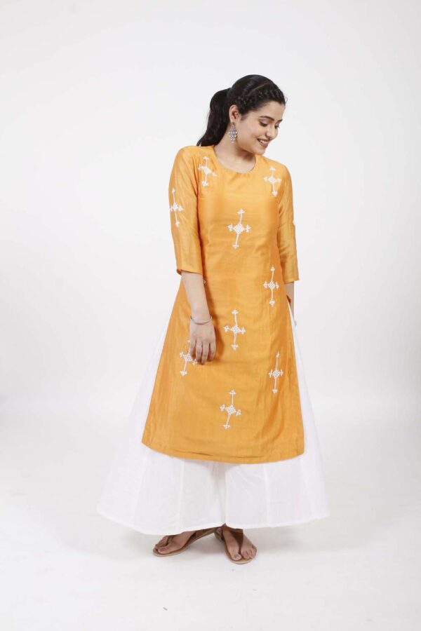 Champa Hand Embroidered kurta Buy Urmul Desert Crafts