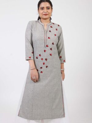 Aashna Hand Embroidered Kurta Buy Urmul Desert Crafts