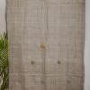 katchi work Hand Embroidered grey woollen stole Buy Urmul Desert Crafts