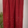 kungri and mirrior Hand Embroidered maroon woollen stoles Buy Urmul Desert Crafts