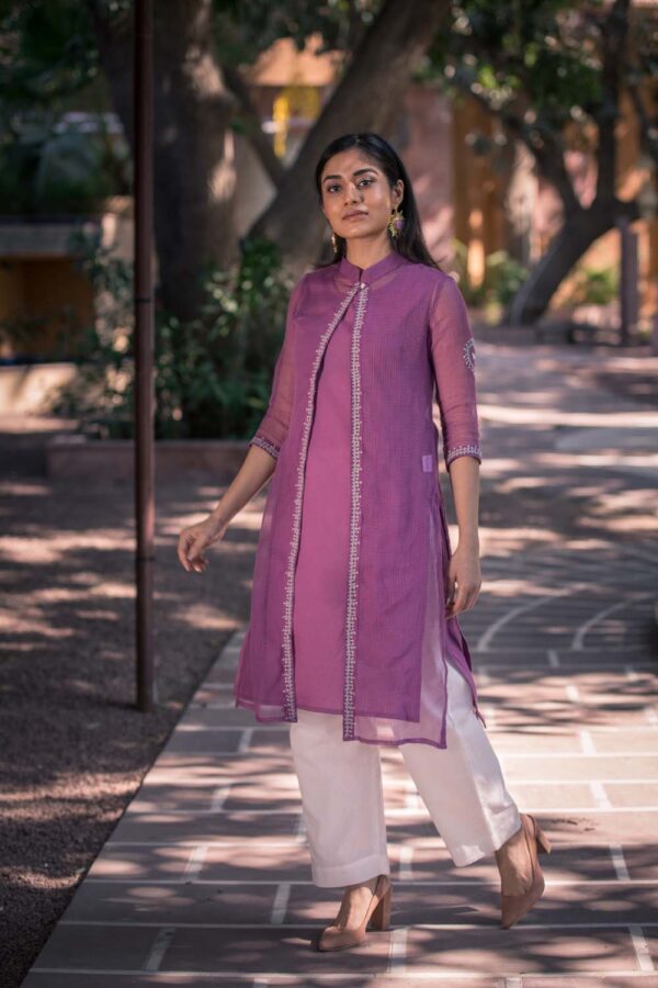Aahana Hand Embroidered kurti jacket Buy Urmul Desert Crafts