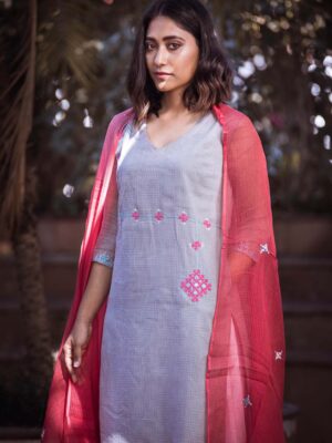 Adira Hand Embroidered kurta Buy Urmul Desert Crafts