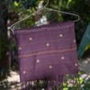 Mirror and datiya Hand Embroidered wine woollen stoles Buy Urmul Desert Crafts