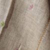 katchi work Hand Embroidered grey woollen stole Buy Urmul Desert Crafts