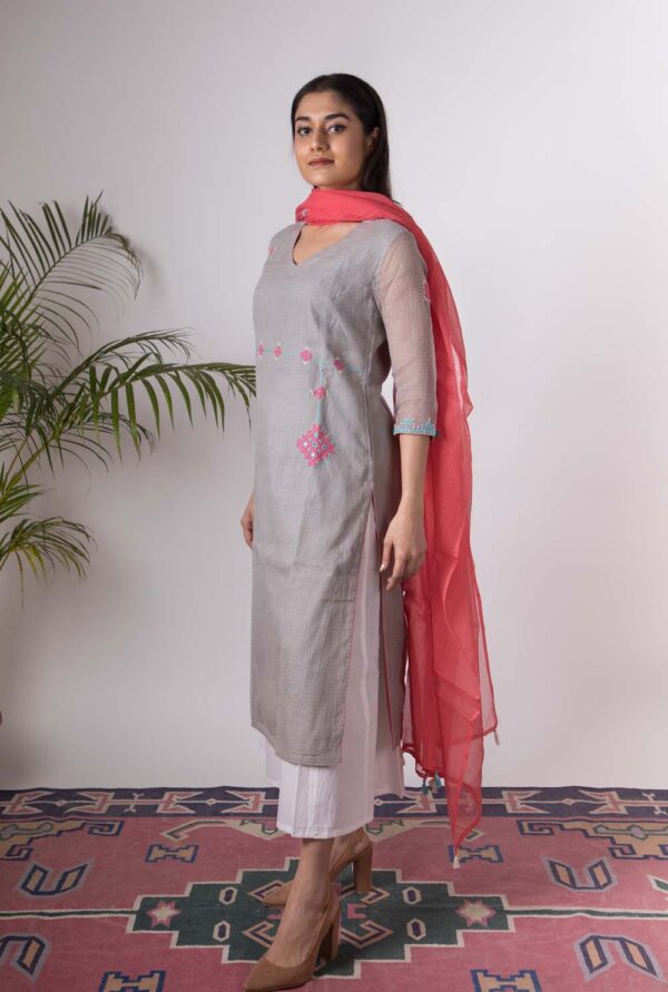 Adira Hand Embroidered kurta Buy Urmul Desert Crafts