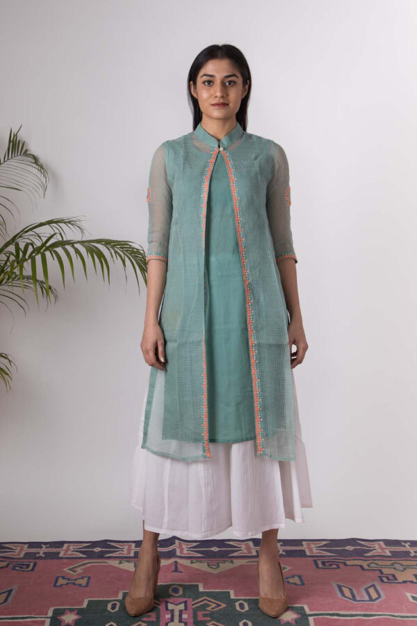 Rymaa Hand Embroidered kurti jacket Buy Urmul Desert Crafts