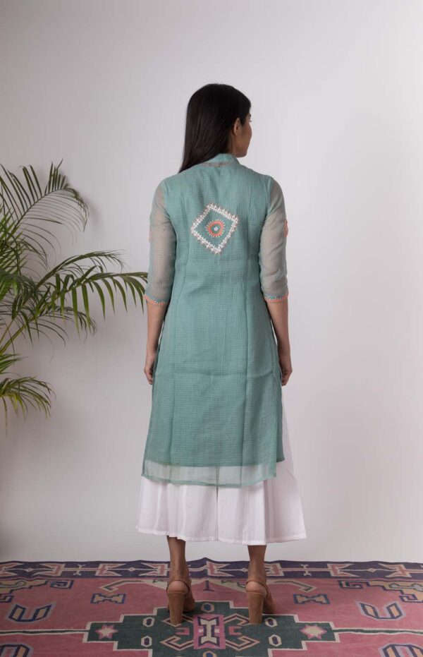 Rymaa Hand Embroidered kurti jacket Buy Urmul Desert Crafts