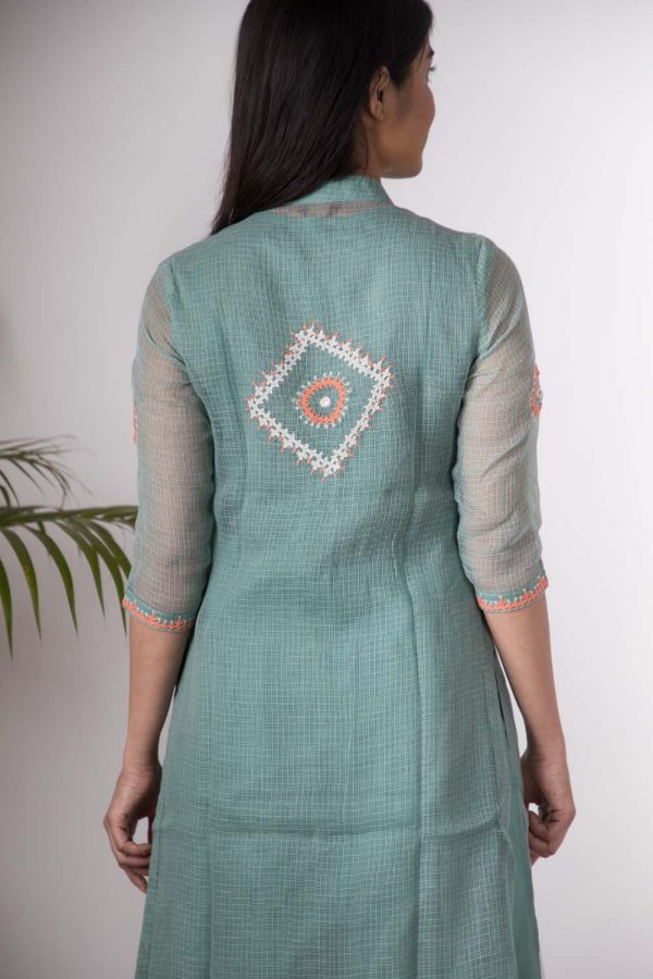 Rymaa Hand Embroidered kurti jacket Buy Urmul Desert Crafts