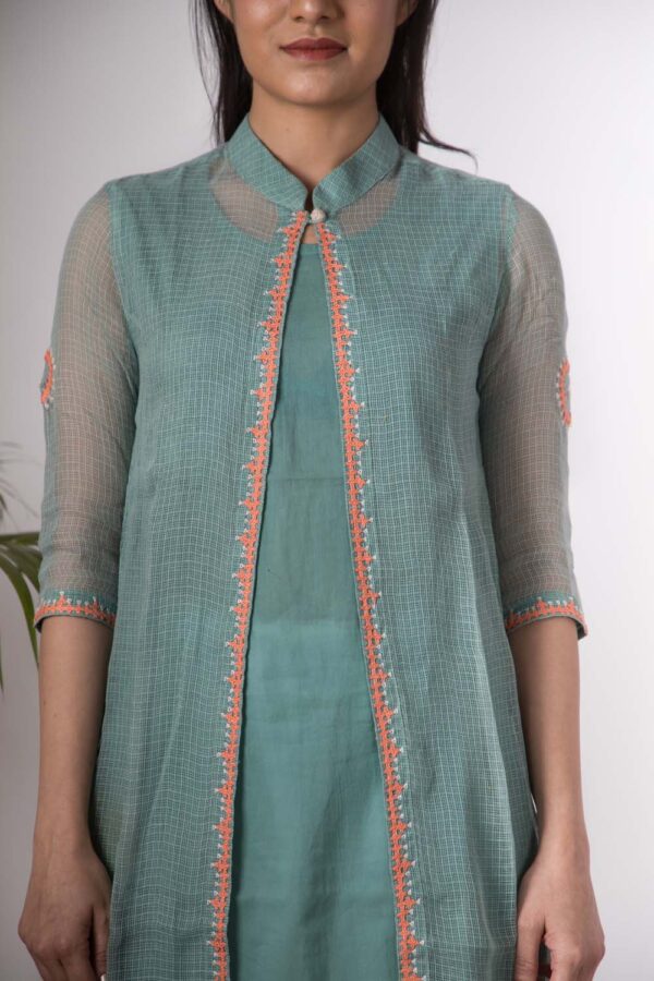 Rymaa Hand Embroidered kurti jacket Buy Urmul Desert Crafts