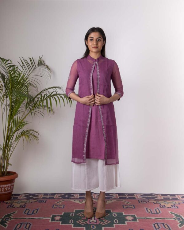 Aahana Hand Embroidered kurti jacket Buy Urmul Desert Crafts