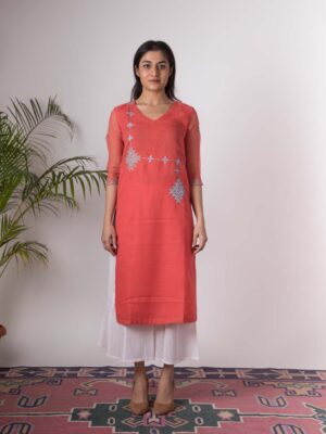 Riya Hand Embroidered kurta Buy Urmul Desert Crafts