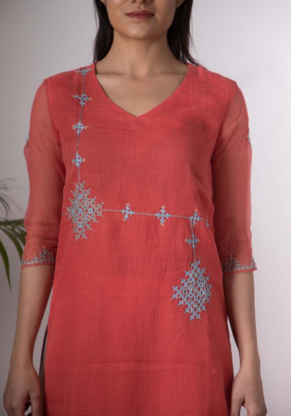 Riya Hand Embroidered kurta Buy Urmul Desert Crafts
