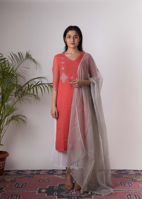 Riya Hand Embroidered kurta Buy Urmul Desert Crafts