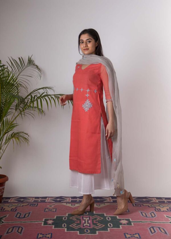 Riya Hand Embroidered kurta Buy Urmul Desert Crafts