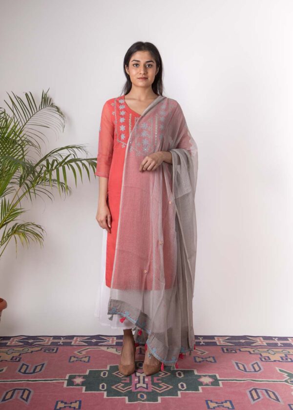 Charu Hand Embroidered kurta Buy Urmul Desert Crafts