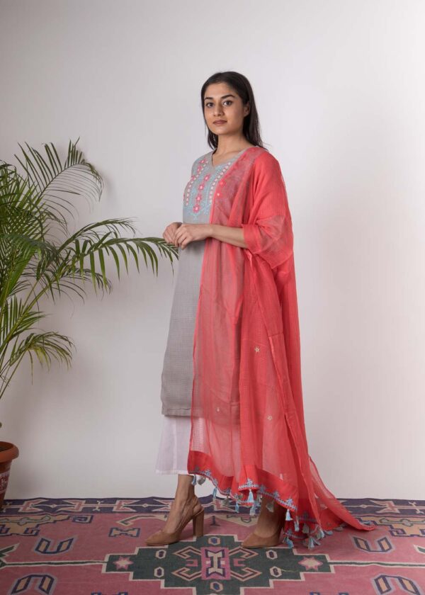 Dhara Hand Embroidered kurta Buy Urmul Desert Crafts