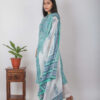 Gulmohar Handblock printed and Embroidered Floral kurta. (3pc kurta,pant and dupatta) Buy Urmul Desert Crafts