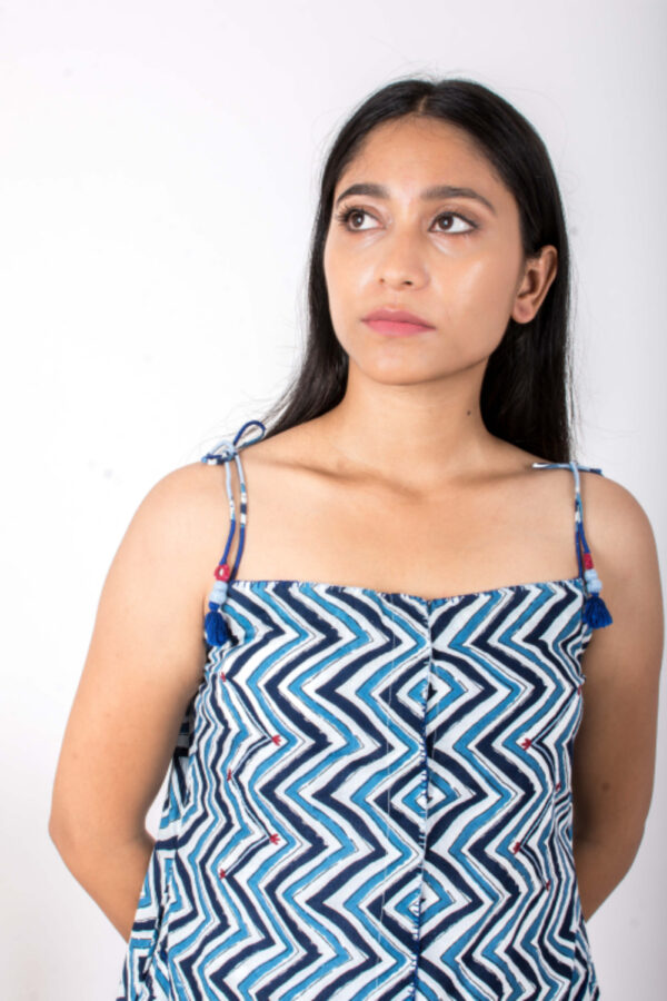 Gulzar Handblock printed and Embroidered dress) Buy Urmul Desert Crafts