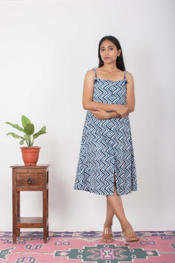 Gulzar Handblock printed and Embroidered dress) Buy Urmul Desert Crafts