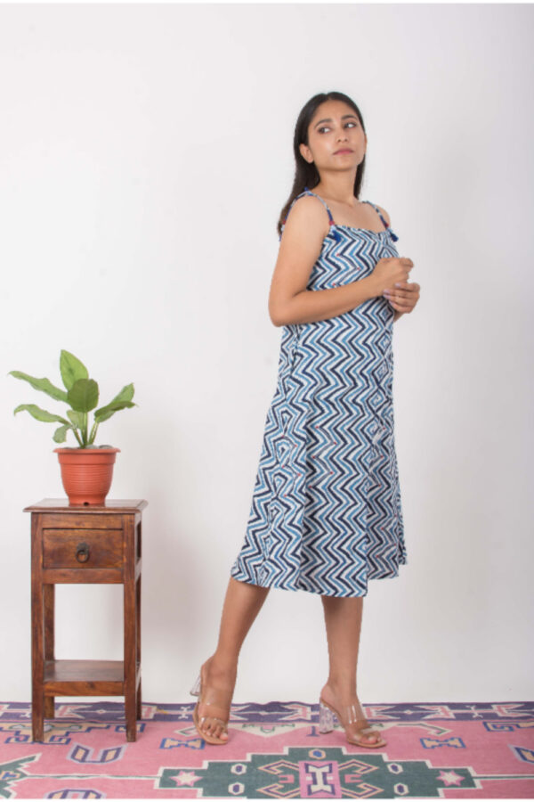 Gulzar Handblock printed and Embroidered dress) Buy Urmul Desert Crafts