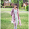 Pankhuri Handblock printed and Embroidered jacket kurti. (3pc kurta pant and slip) Buy Urmul Desert Crafts