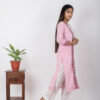 Pankhuri Handblock printed and Embroidered jacket kurti. (3pc kurta pant and slip) Buy Urmul Desert Crafts