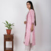 Pankhuri Handblock printed and Embroidered jacket kurti. (3pc kurta pant and slip) Buy Urmul Desert Crafts