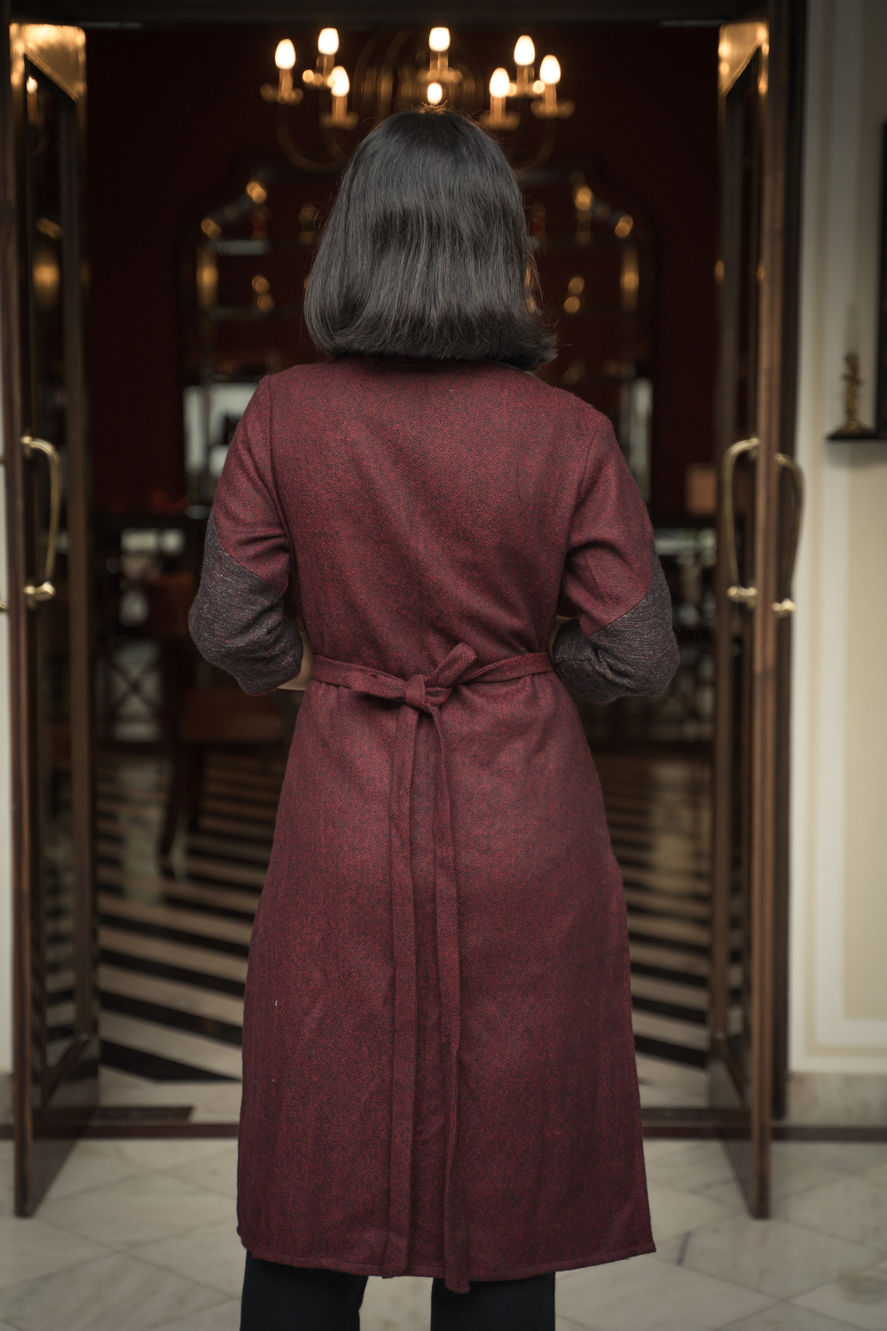 Eliana woolen kurti with pant Buy Urmul Desert Crafts