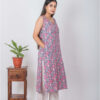 Gulab Handblock printed and Embroidered gulab kurta. (3pc Kurta, Pant and Dupatta ) Buy Urmul Desert Crafts