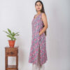 Gulab Handblock printed and Embroidered gulab kurta. (3pc Kurta, Pant and Dupatta ) Buy Urmul Desert Crafts