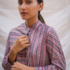 Laila Handblock printed and Embroidered shirt Buy Urmul Desert Crafts