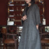 Ayla wool long jacket Buy Urmul Desert Crafts