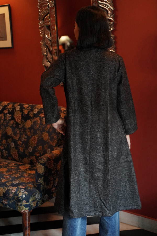 Hamish wool long jacket Buy Urmul Desert Crafts