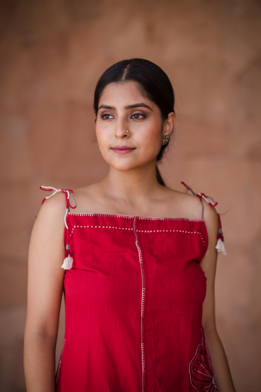 Noori Laal Ishq Cotton string dress Buy Urmul Desert Crafts Noori Laal Ishq Cotton string dress Buy Urmul Desert Crafts